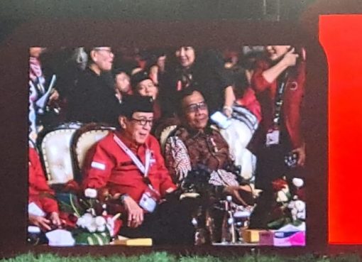 Mahfud Md di Rakenas PDI-P.