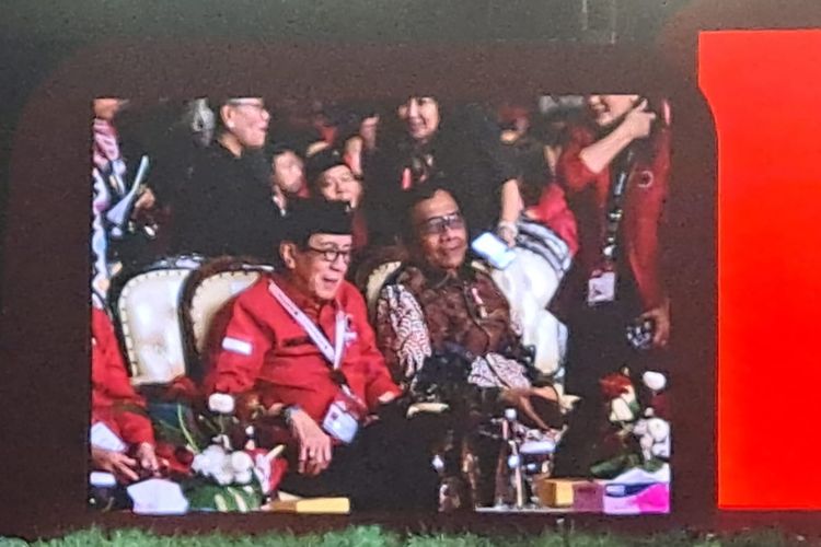 Mahfud Md di Rakenas PDI-P.