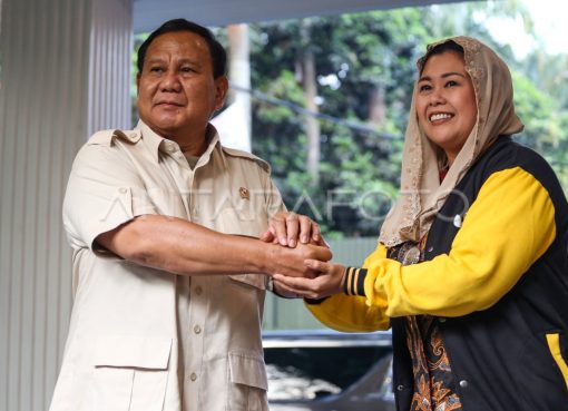 Prabowo Subianto dan Yenny Wahid.