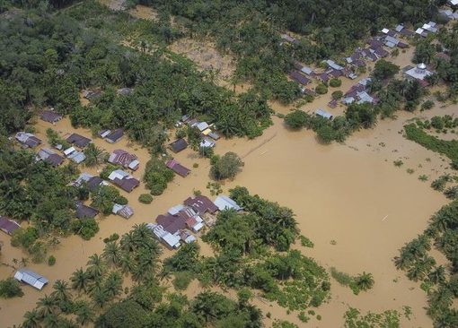 Banjir di Aceh.