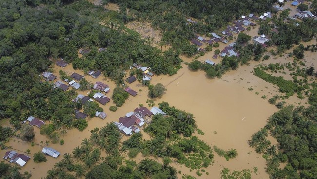 Banjir di Aceh.