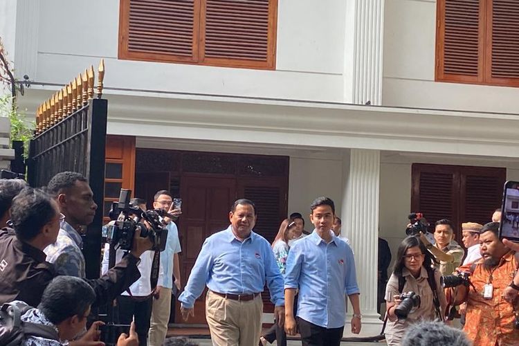 Prabowo-Gibran daftar ke KPU.