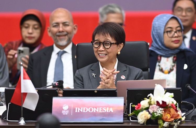Menlu Retno di PBB.