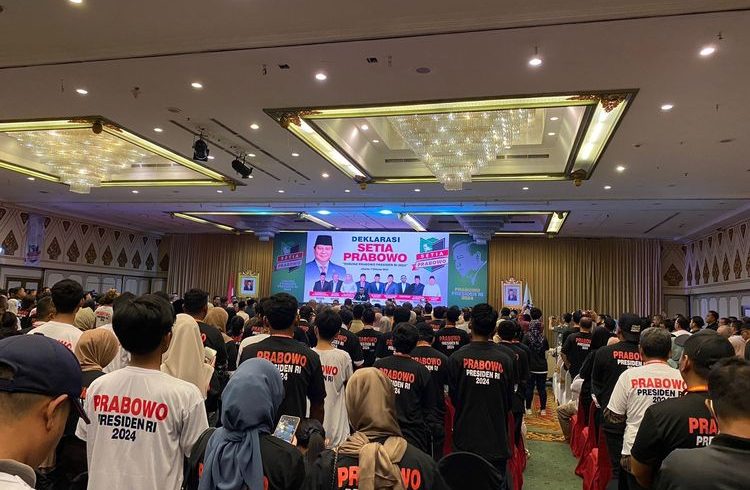 Ikrar setia relawan Prabowo.
