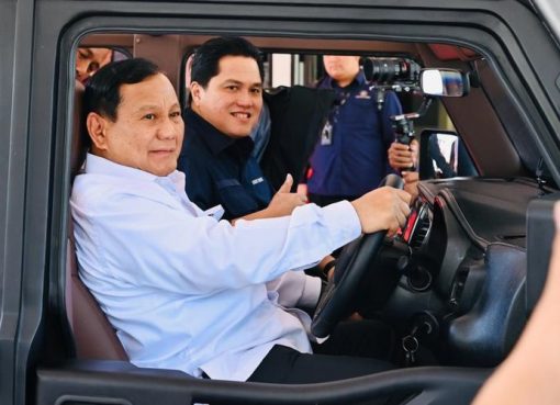 Prabowo dan Erick.