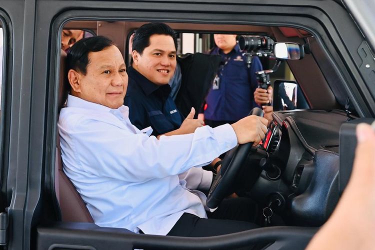 Prabowo dan Erick.