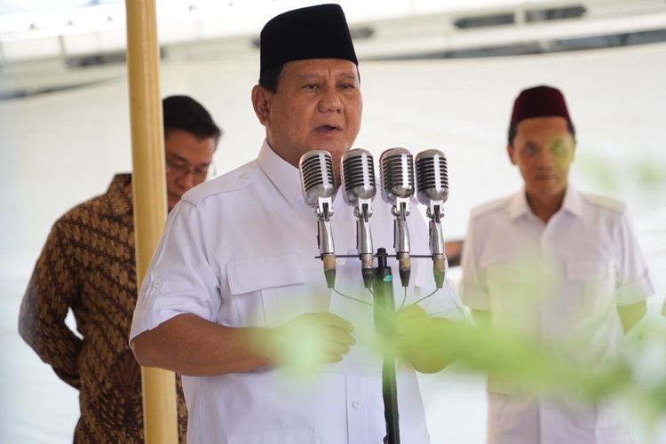 Menhan Prabowo.