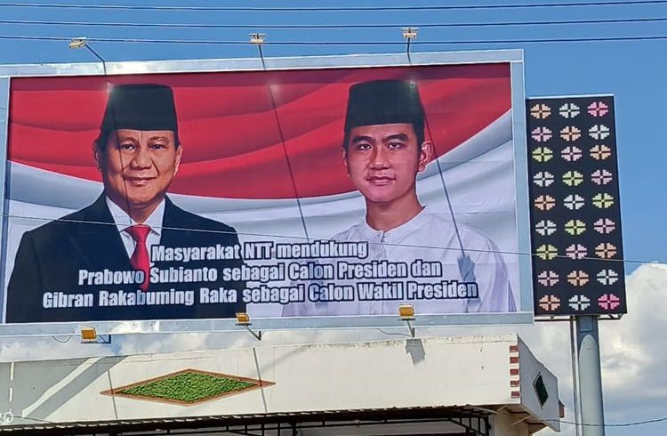 Prabowo dan Gibran di NTT.