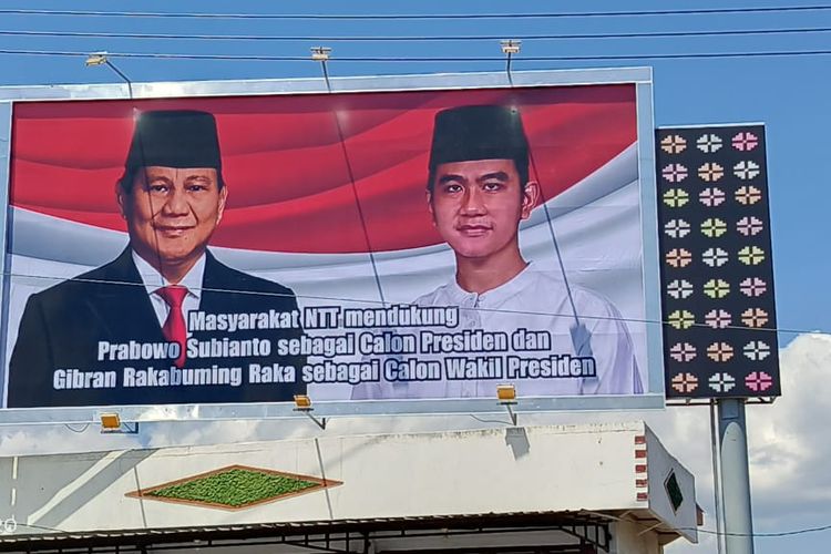 Prabowo dan Gibran di NTT.