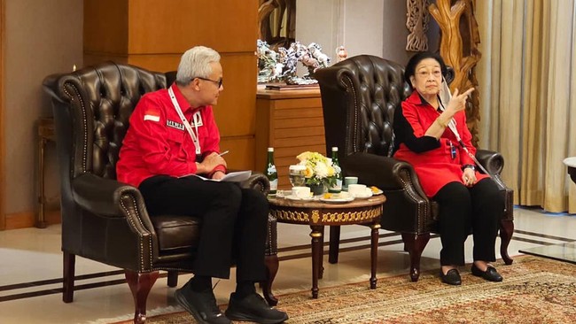 Megawati dan Ganjar.