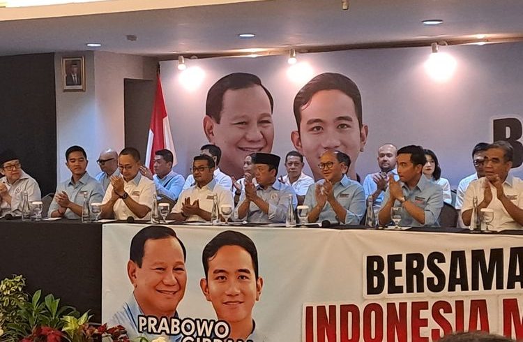 Pengumuman TKN Prabowo-Gibran.