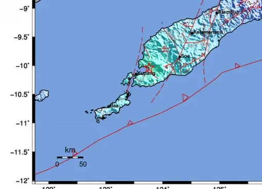 Gempa Kupang NTT.