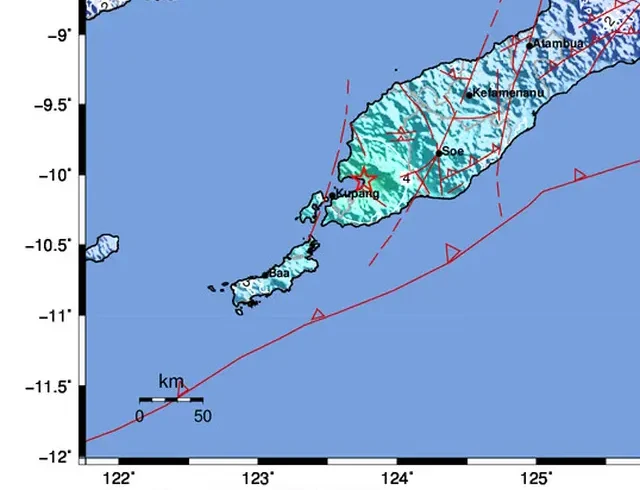 Gempa Kupang NTT.
