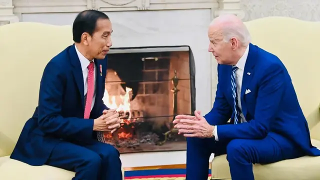 Jokowi dan Joe Biden.