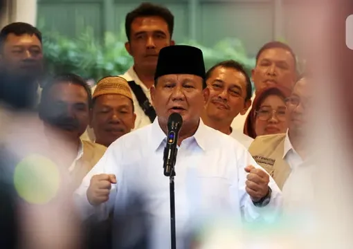 Capres Menhan Prabowo.