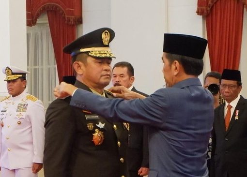 Maruli Simanjuntak resmi dilantik jadi Kepala Staf Angkatan Darat (KSAD).