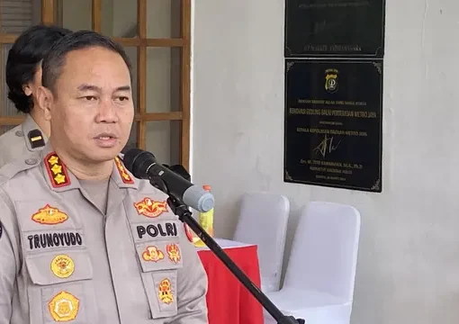 Kabid Humas Polda Metro Jaya, Kombes Pol Trunoyudo Wisnu Andiko.
