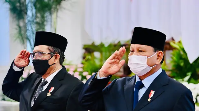 Mafud MD dan Prabowo.