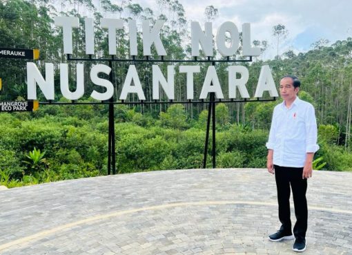 Jokowi di IKN.