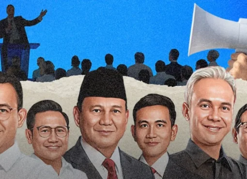 Tiga Paslon Capres-Cawapres untuk Pilpres 2024.