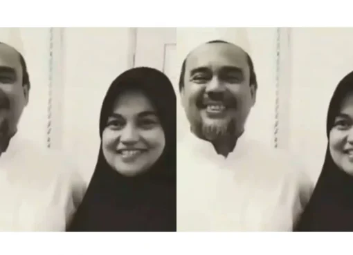 Foto kenangan Habib Rizieq bersama istri.