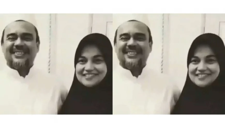 Foto kenangan Habib Rizieq bersama istri.