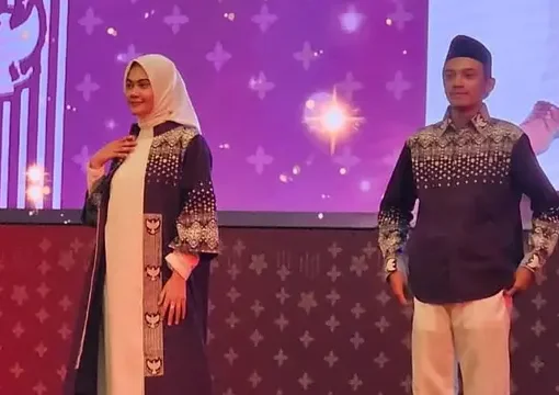 Seragam Batik haji baru.