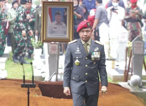Panglima TNI Jenderal Agus Subiyanto di TMP Kalibata..