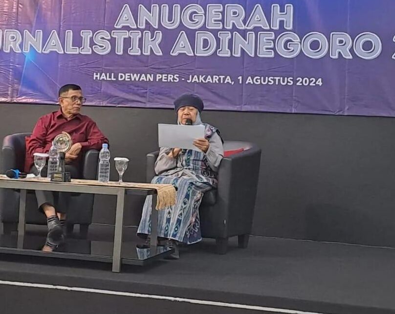 Ketua Umum PWI Pusat Hendry Ch Bangun dan Artini. (Foto: File PWI Pusat)